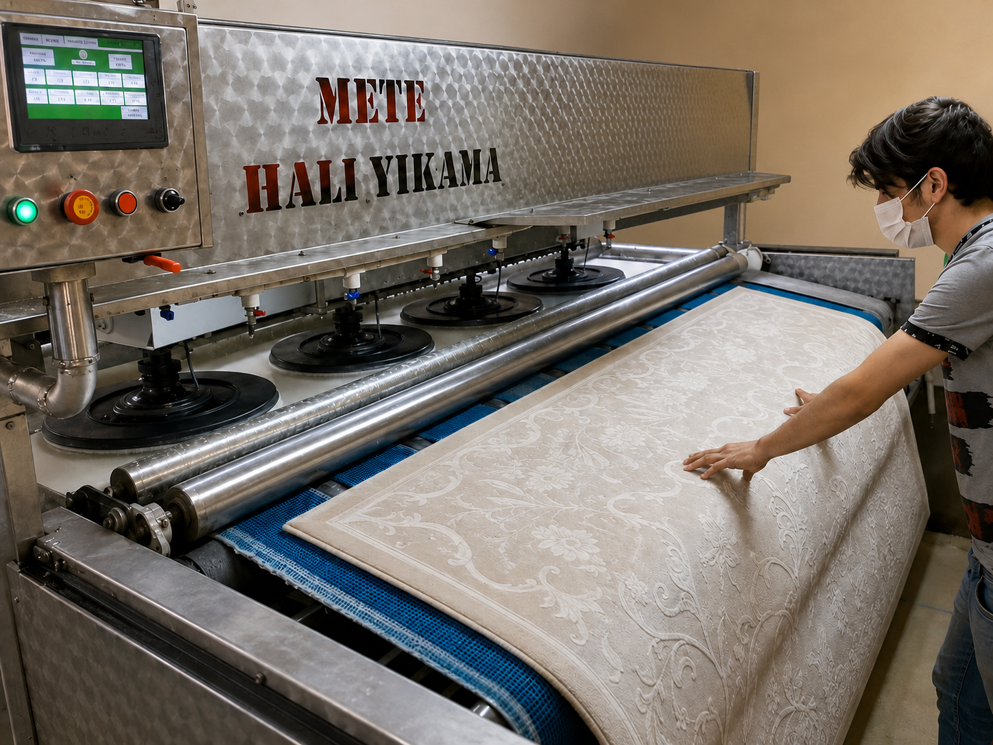 Mete Halı Yıkama profesyonel halı yıkama makinesi